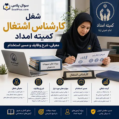 کارشناس اشتغال کمیته امداد در حال بررسی طرحهای اشتغالزایی و پروندههای تسهیلات مددجویان
